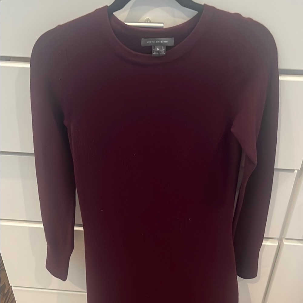 FRENCH CONNECTION Merlot sweater dress size M